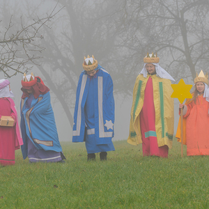 Die Sternsinger*innen waren in der Pfarre Kirchdorf an der Krems unterwegs