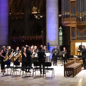 SAX12 und Gerhard Raab an der Chororgel