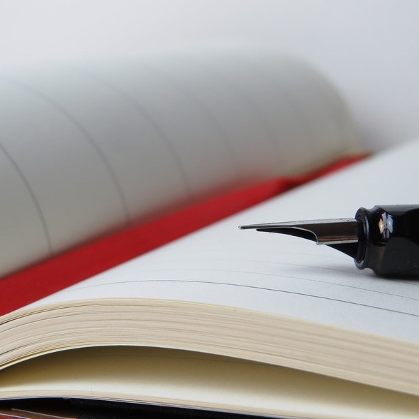 Statuten / © Sophieja23/pixabay.com/CC0 1.0 Notizbuch und Füllfeder