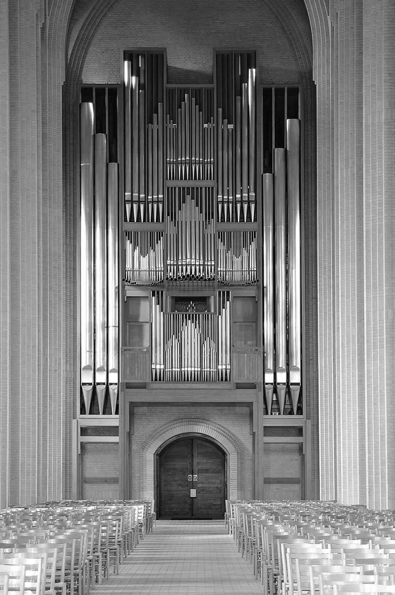 Marcussen-Orgel (1965) in der Grundtvigs Kirke København.