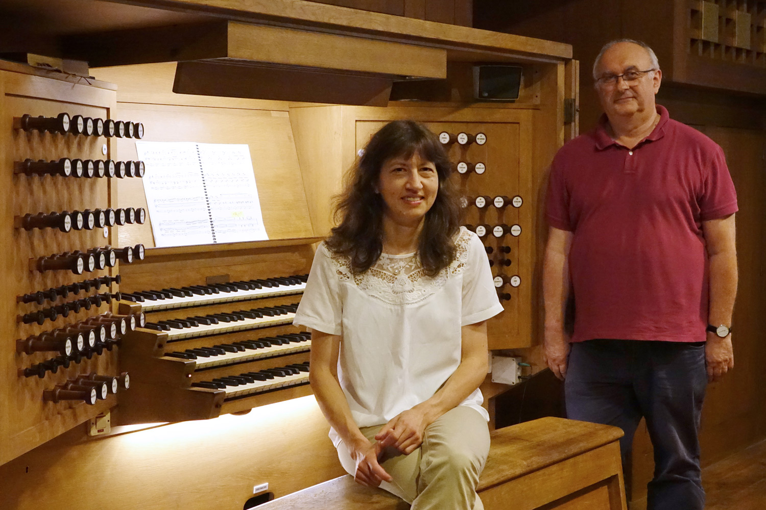 Maria Helfgott mit Registrant Wolfgang Kreuzhuber