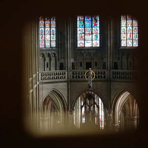 Rudigierorgel | Blick aus dem Oberwerk in den Kirchenraum