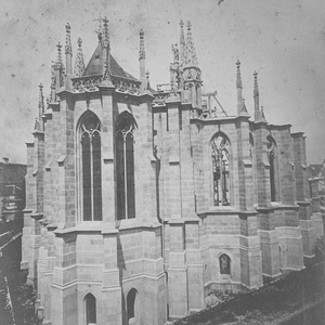 Votivkapelle im Mariendom Linz um 1870 (Quelle: DAL/BildA/M-II-684)