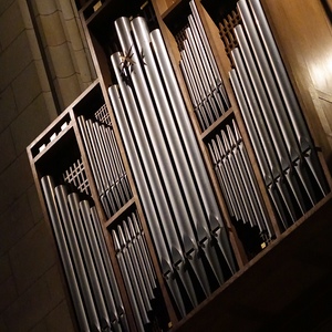 Rückpositiv der Rudigierorgel im Mariendom Linz