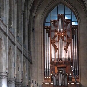 Blick in den Mariendom Linz