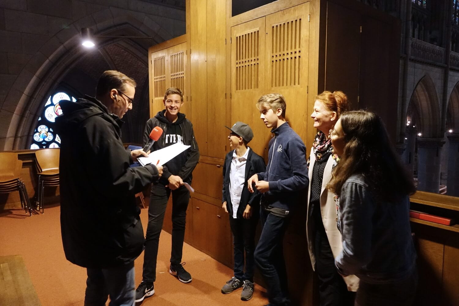 Interview von ORF-Reporter Christian Schwarz mit den „RamsRudis“
