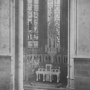 Votivkapelle im Mariendom Linz um 1870 (Quelle: DAL/BildA/M-II-684)
