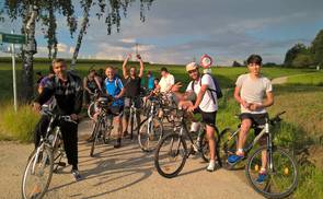 Radtour der KMB Ried/Riedmark mit Asylwerbern