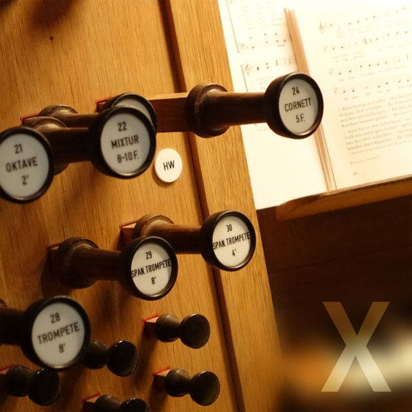 Register der Rudigierorgel im Mariendom Linz (Foto: Stefanie Petelin)