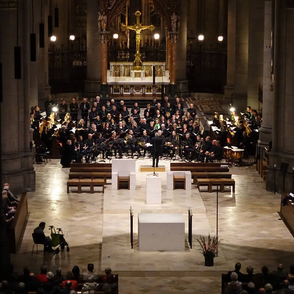 150 Jahr-Jubiläum der Uraufführung von Anton Bruckners Messe Nr. 2 in e-Moll, WAB 27 Im Mariendom Linz / © Dommusikverein Linz/Stefanie Petelin 150 Jahr-Jubiläum der Uraufführung von Anton Bruckners Messe Nr. 2 in e-Moll, WAB 27 Im Mariendom Linz