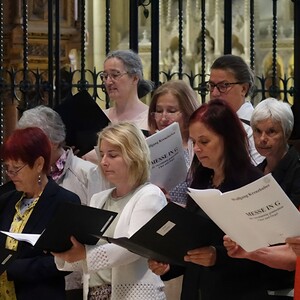 Aufführung von Wolfgang Kreuzhubers Messe in g im Mariendom Linz