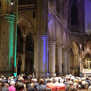 ORGEL.SOMMER-Publikum im Mariendom Linz