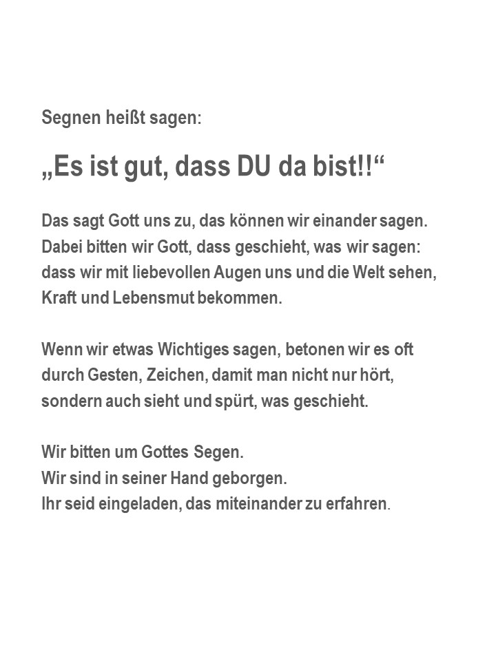 Kindersegnung