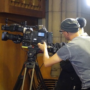 ORF-Dreharbeiten für das Religionsmagazin Orientierung anlässlich 100 Jahre Mariendom