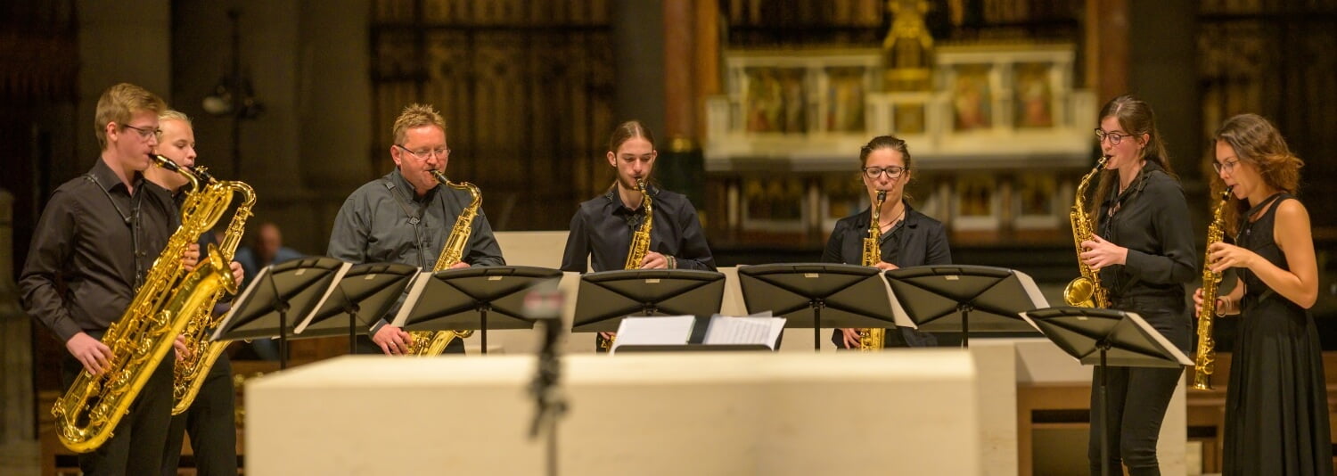 Saxophonensemble der Anton Bruckner Privatuniversität Linz (Leitung: Peter Rohrsdorfer)