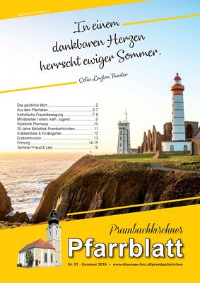 Pfarrblatt Juli 2019