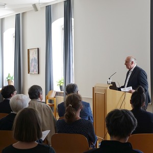 Begrüßung durch Tagungsleiter Wolfgang Kreuzhuber (Dommusikverein Linz)