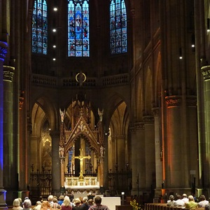 Buntes FARBENSPIEL im Mariendom Linz