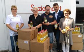 V. l.: RK: Carola Ratzenböck; KBW: Eva Buchegger, Harald Wehinger, Christian Penn, Herta Gruber