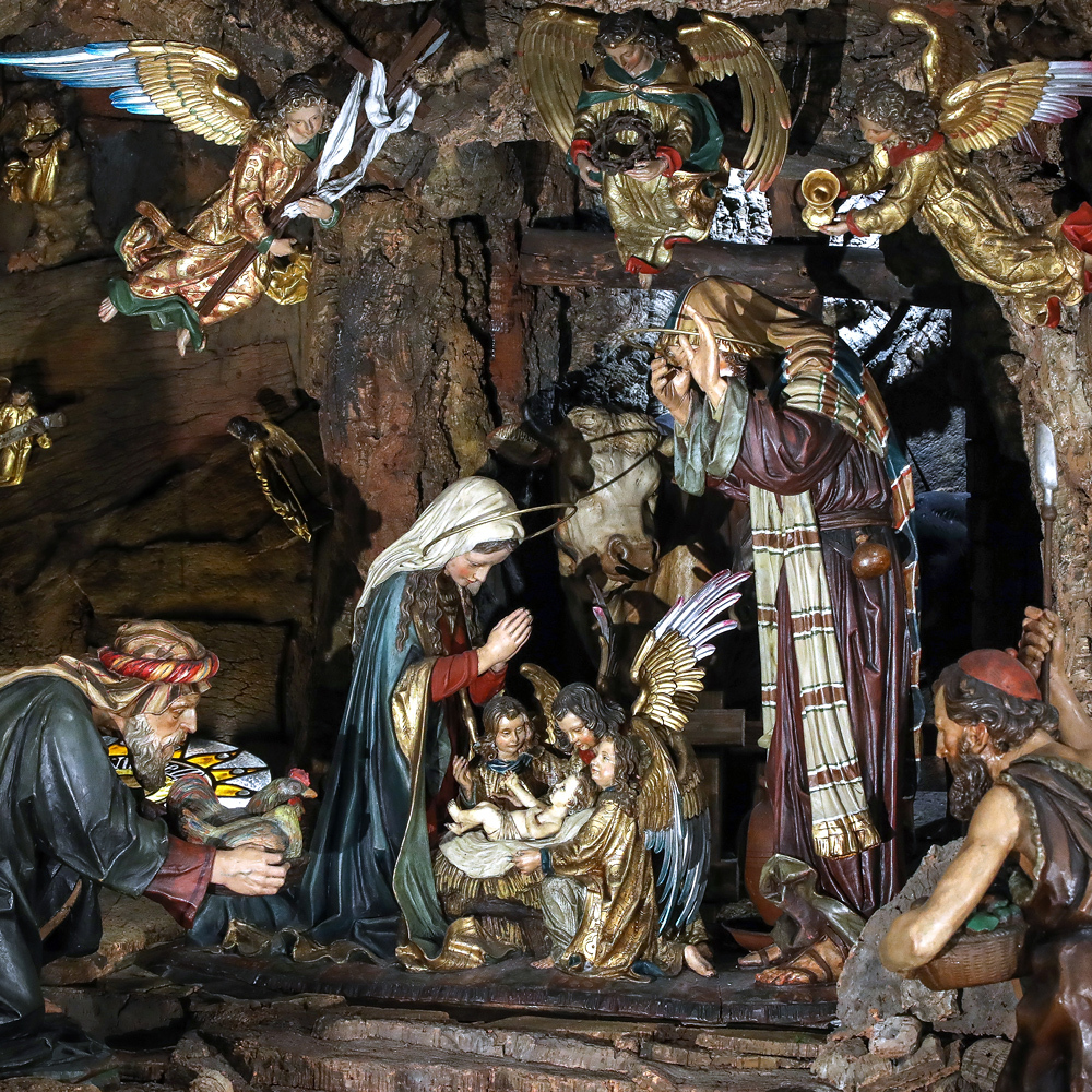 Osterriederkrippe im Mariendom Linz