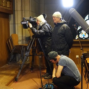 ORF-Dreharbeiten für das Religionsmagazin Orientierung anlässlich 100 Jahre Mariendom