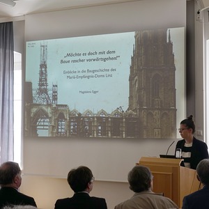 Magdalena Egger: Einblicke in die Baugeschichte des Mariendoms in Linz.