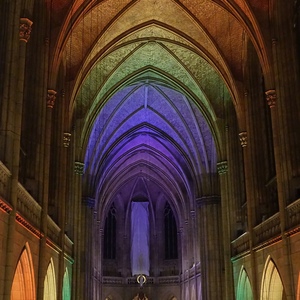 Blick in den HARFONISCHen Kirchenraum