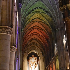Rudigierorgel in HARFONISCHes Licht getaucht