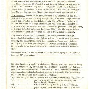 Werkvertrag über den Bau der Rudigierorgel (Seite 6)