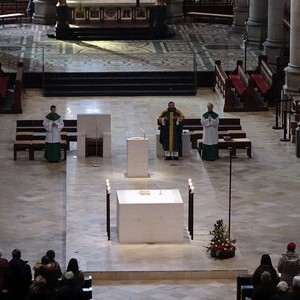 Blick ins Presbyterium des Mariendoms