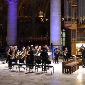 SAX12 und Gerhard Raab an der Chororgel