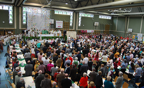Dekanatsfest 2016 in Schärding in der Bezirkssporthalle.