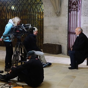 ORF-Dreharbeiten für das Religionsmagazin Orientierung anlässlich 100 Jahre Mariendom