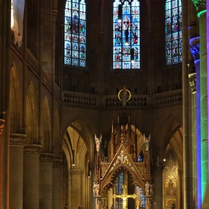 Buntes FARBENSPIEL im Mariendom Linz