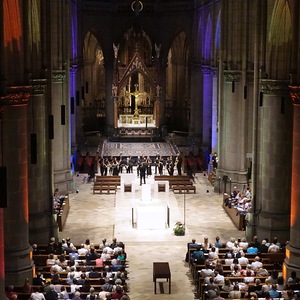 Blick in den Mariendom Linz