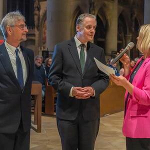 Brett Leighton und Ben van Oosten im Gespräch mit Martina Noll