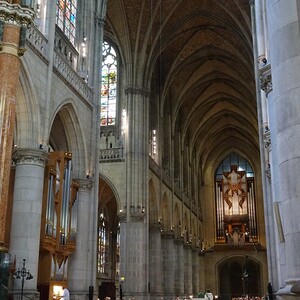 Rudigierorgel und Chororgel im Mariendom Linz